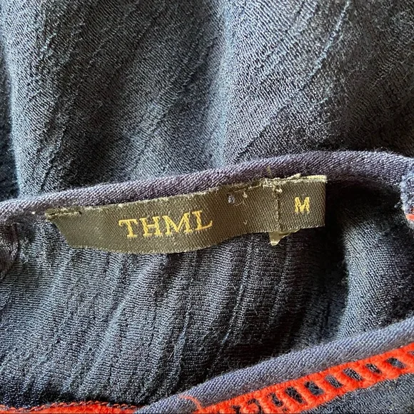 {THML} Navy Tank with Red Detailing - Medium - Picture 3 of 5